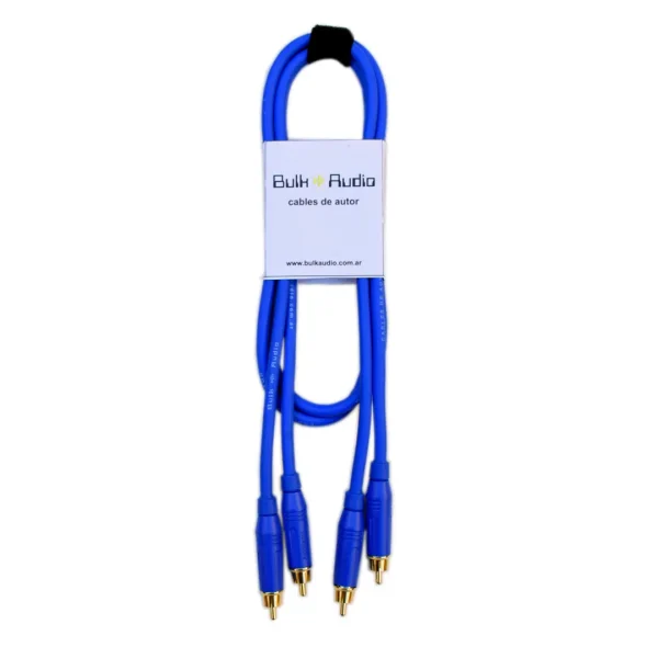 Cable de audio de 2 RCA a 2 RCA stereo [DECK BLUE]
