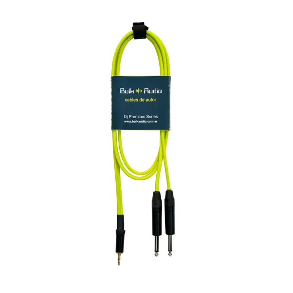 Cable de audio de MINIPLUG 3.5 mm stereo a 2 PLUG TS [REC]