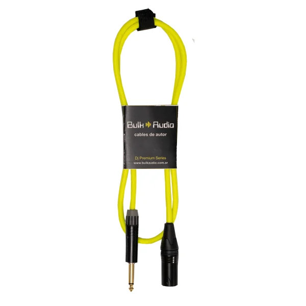 Cable de audio de PLUG 6.35 mm mono a XLR macho [BOOTH]