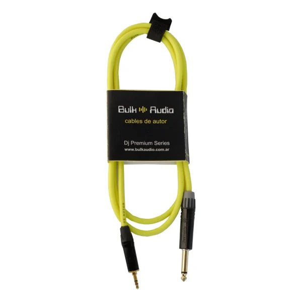 Cable de audio de PLUG 3.5 mm stereo a PLUG 6.35 mm mono [MINI]