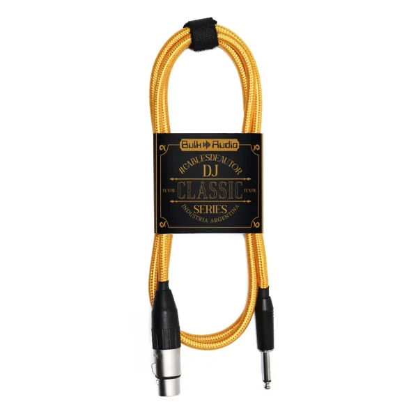 Cable de audio de PLUG 6.35 mm mono a XLR hembra [TALK T]