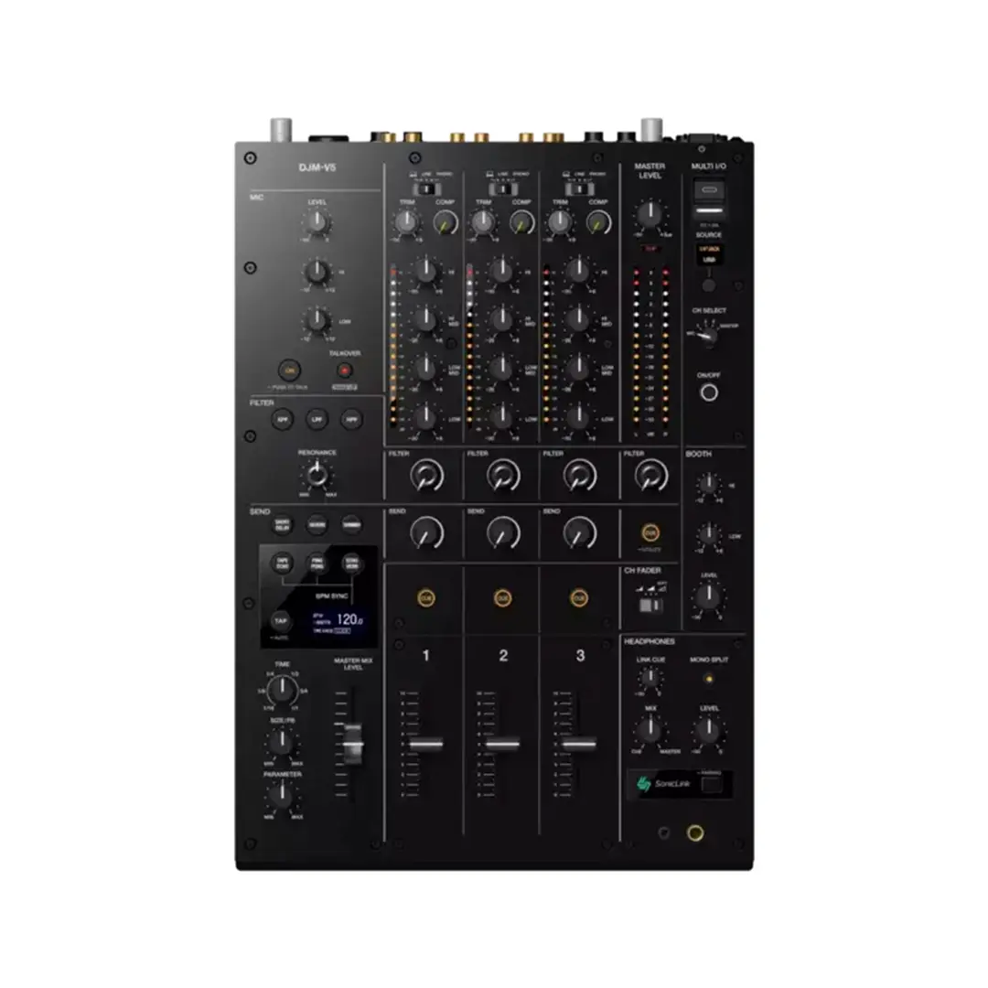 Mixer DJ Profesional 3 Canales con EQ de 4 Bandas Pioneer DJM-V5
